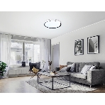 Потолочный светодиодный светильник Ambrella light FZ1247 WH/BK белый/черный IP54 20W 5000K D300*60 (Без ПДУ), фото3
