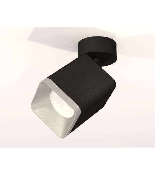 Светильник Ambrella Light XM7813003 SBK/SSL черный песок/серебро песок MR16 GU5.3 (A2210, C7813, N7703)