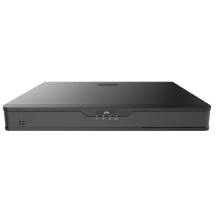 Видеорегистратор Uniview IP 16-ти канальный 4K; Входящий поток на запись до 320Мбит/с; Поддерживаемые форматы сжатия: Ultra 265/H.265/H.264; Запись: разрешение до 4K; HDD: 2 SATA3 до 6Тб; декодировани