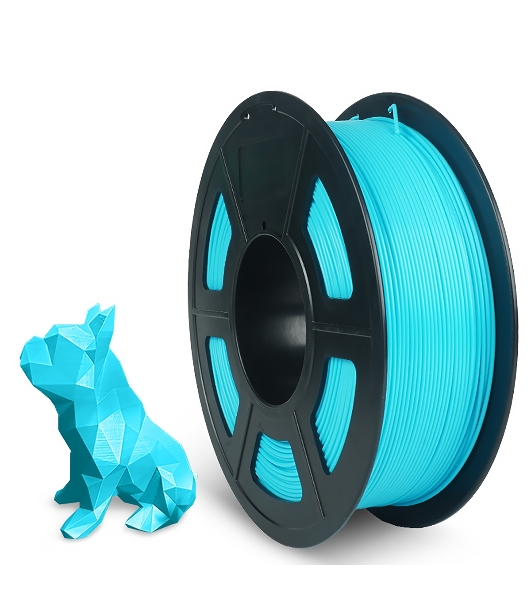 Филамент NVPrint PLA+ Sky Blue для 3D печати диаметр 1.75мм длина 330 метров масса 1 кг