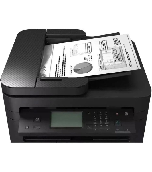 МФУ лазерное Canon i-Sensys MF275dw (5621C001), A4, ч/б, печ. 29 стр/мин., скан. до 20 стр/мин (ч/б) 15 стр/мин (цвет), 2400 x 600 dpi (печать) 600x600dpi (скан.), USB, RJ-45, Wi-Fi, Air Print, Mopria