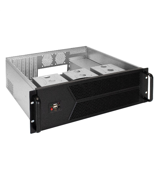 Серверный корпус ExeGate Pro 3U450-12 (RM 19', высота 3U, глубина 450, БП 2U-800ADS, 2*USB)