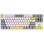 Клавиатура проводная A4Tech Bloody S87 Energy (S87 USB ENERGY WHITE) USB белый/желтый, фото44