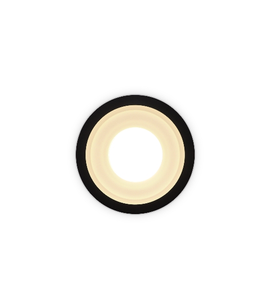 Светильник Ambrella light TN1312 SBK/FR черный песок/белый матовый GU5.3 D98*45