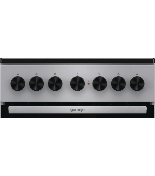Плита электрическая Gorenje GEC5B41SG серый, конфорок 4 шт, духовка 62 л, 50 см x 85 см x 59.4 см