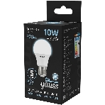 Лампа светодиодная Gauss A60 10Вт цок.:E27 шар 220B 4100K св.свеч.бел.нейт. A60 (упак.:10шт), фото2