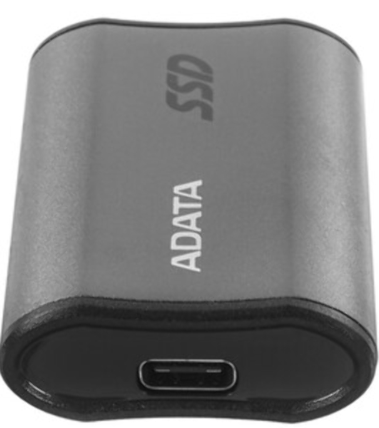 Внешний SSD ADATA Elite SE880, 2TB, USB 3.2 Gen 2x2 Type-C, R/W 2000/2000, серый