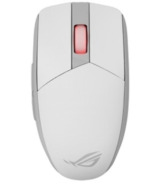 Мышь беспроводная ASUS ROG Strix Impact III белый, 36000 dpi, USB Type-A, радиоканал, Bluetooth, кнопки - 5