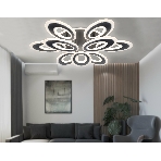 Потолочный светодиодный светильник FA8938/6+3 BK/CH черный/хром 255W 3000K-6400K 740*660*120 (ПДУ РАДИО 2.4G), фото9