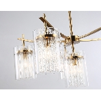 Люстра Ambrella light LH56031/5+1 BS/CL латунь/прозрачный E14*6 max 40W D680*1200, фото5