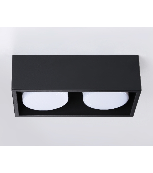 Светильник накладной TN70829/2 BK черный GX53/2 max 12W 200*100*60