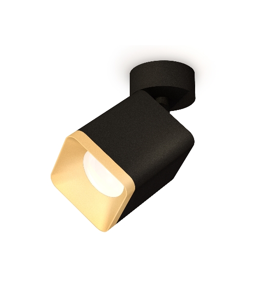 Светильник Ambrella Light XM7813004 SBK/SGD черный песок/золото песок MR16 GU5.3 (A2210, C7813, N7704)