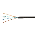 Кабель SkyNet Light UTP outdoor 4x2x0,46, медный, FLUKE TEST, кат.5e, однож., 305 м, box, черный, фото 1
