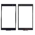 Сенсорное стекло (тачскрин) для Sony Xperia Tablet Z3 Compact, черное, фото3