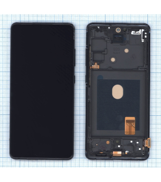 Дисплей для Samsung Galaxy S20 FE SM-G780F в сборе с тачскрином OLED синий