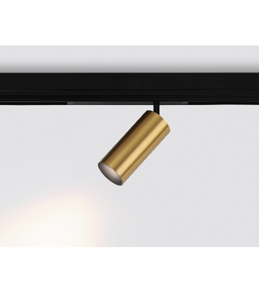 Управляемый светодиодный светильник для шинопровода Magnetic Ambrella light GL1233 GD золото IP20 24W 3000K-6400K 220V 36° D65*140 (Без ПДУ)