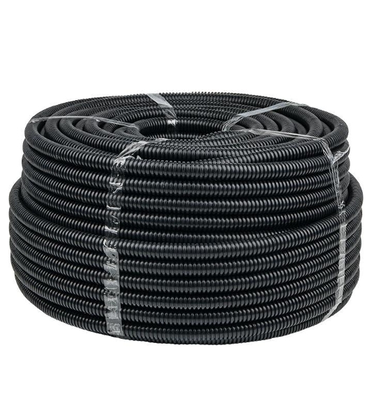 Труба гофр. FRHF с зондом d20 мм (100 м) черная Plast EKF PROxima FRHF-20 EKF