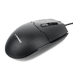 Мышь проводная Gembird MOP-430 черный, 1600 dpi, USB, кнопки - 4, фото 1