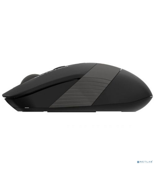 Мышь беспроводная A4Tech Fstyler FG10 черный/серый, 2000 dpi, радиоканал, USB, кнопки - 4