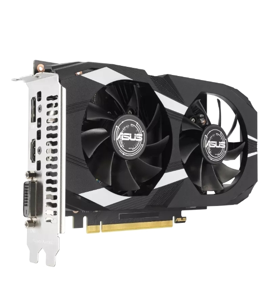 Видеокарта Asus DUAL-RTX 3050-O6G NVIDIA GeForce RTX 3050 6Gb 96bit GDDR6 PCI-E 4.0 1507/14000 DVIx1 HDMIx1 DPx1 HDCP Ret