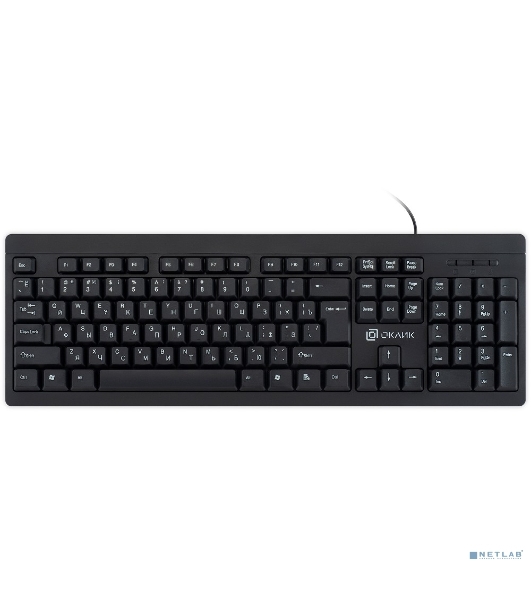 Клавиатура Oklick 95M проводная, USB Type-A, чёрный