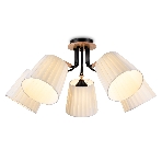 Светильник Ambrella light TR4733/5 BK/LWD черный/светлое дерево E27/5 max 40W D610*270, фото6