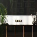 Накладка для розетки USB (шампань рифленый), фото3