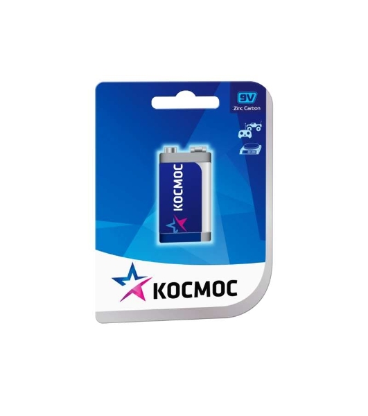 Батарейка Космос KOC6F221BLS 6F22 (блист.1шт.)