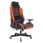 Кресло игровое Knight Neon черный/красный соты эко.кожа с подголов. крестовина металл, фото27