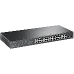 Коммутатор сетевой JetStream 24-port 10/100Mbps + 4-port Gigabit L2 Smart Switch with 24-port PoE+, PoE budget up to 250W, support PoE power management, with abundant L2 features,1U rack mountable, full managed via web UI/CLI/SSH/Telnet/SNMP, фото7