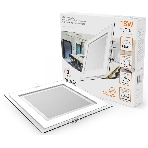 Светильник Glass кв 18W 1390lm 3000K 220-240V IP20 монт Ø155х155 200x200x30 с дек стек LED, фото7