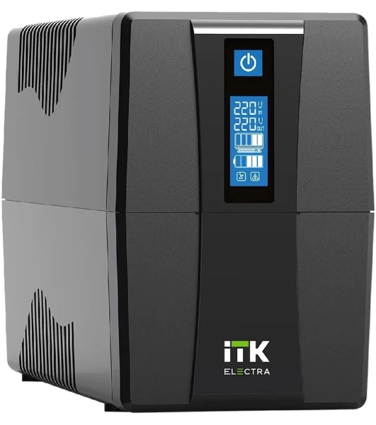 Источник бесперебойного питания Line-interactive 800ВА/480Вт, фаза 1/1, LCD дисплей, с АКБ 1х9AH, USB, Schuko