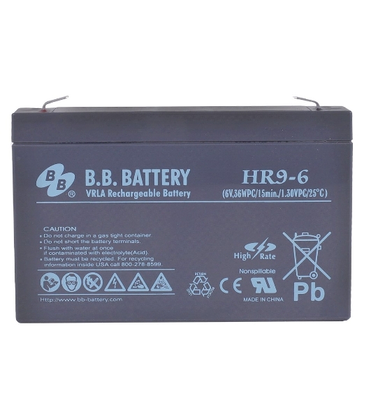 Батарея для ИБП B.B.Battery HR 9-6 6В 9А·ч