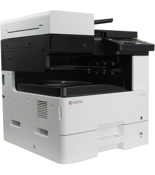МФУ лазерное Kyocera Ecosys M4125idn (1102P23NL0/NL1), A3, ч/б, печ. до 25 стр/мин. (А4) до 12 стр/мин. (А3), скан. до 50 стр/мин., 1200 x 1200 dpi (печать) 600x600dpi (скан.), USB, RJ-45, NFC, Air Print, Mopria
