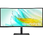 Монитор 34' Samsung ViewFinity S6 S34C650UAIXCI VA 3440x1440, 100 Гц, 5 мс, 21:9, 350 кд/м², 1xHDMI, 1xDP, 3xUSB, 1xUSB-C, 1xUSB-B, 1x3.5 мм, 2x5 Вт, изогнутый R1000, черный, фото12