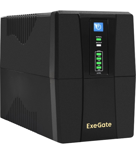 Источник бесперебойного питания ExeGate EX292774RUS SpecialPro UNB-800.LED.AVR.4C13.RJ.USB 800VA/480W, LED, AVR, 4*C13, RJ45/11, USB, металлический корпус, черный