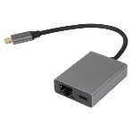Адаптер TypeC--->RJ45+PD 100Вт, Allum Shell, VCOM, фото4