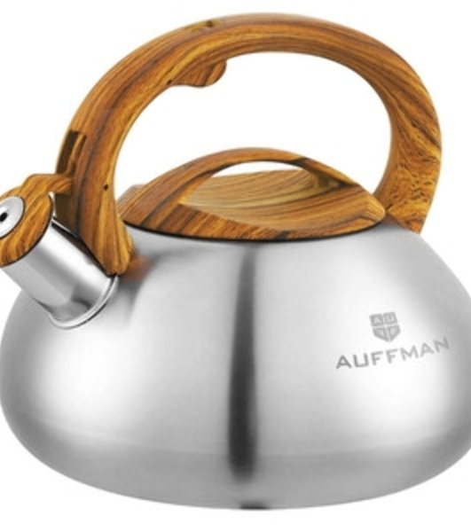 Чайник для плиты AUFFMAN AM-3407 из нержавеющей стали со свистком 3л