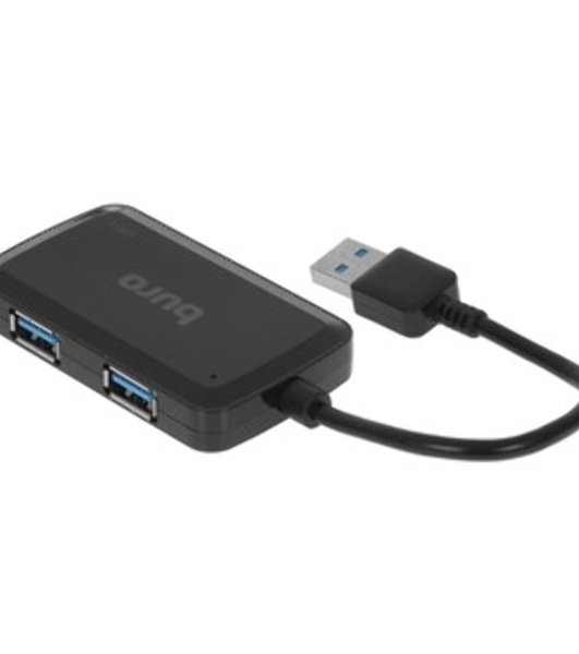 USB-концентратор Buro BU-HUB4-U3.0-S, USB 3.0, USB 4 порта, USB