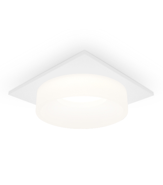 Светильник Ambrella light TN1314 SWH/FR белый песок/белый матовый GU5.3 92*92*45