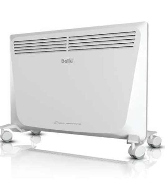 Конвектор электрический Ballu Enzo BEC/EZMR-2000 белый, 2000 Вт, 25 м2, термостат