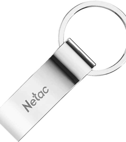 Флешка USB Netac U275 (NT03U275N-032G-20SL), 32Gb, USB 2.0, R/W 50/40, серебристый