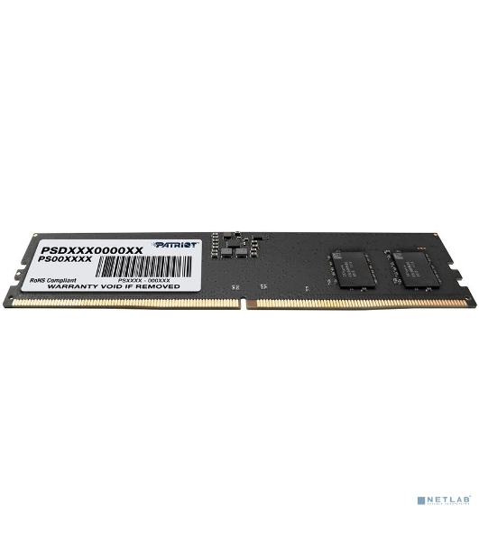 Оперативная память Patriot Signature, DDR5, 8GB (1x8 GB), 5600 MHz, CL46, DIMM