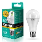 Лампа cветодиодная Camelion LED20-A65/830/E27 20Вт 220В 13164, фото2