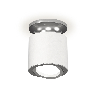 Светильник Ambrella Light XS7401100 SWH/PSL белый песок/серебро полированное MR16 GU5.3 (N7927, C7401, N7003)