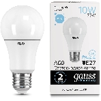 Лампа светодиодная Gauss Elementary 10Вт цок.: E27 груша 220B 6500K св. свеч. бел. хол. A60 (упак.: 10 шт), фото6