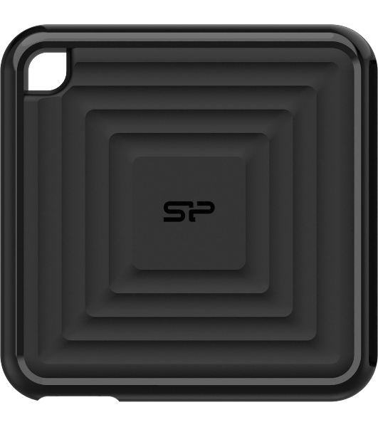 Внешний SSD 2TB Silicon Power PC60, External, USB 3.2 Type-C R/W - 540/500 MB/s черный