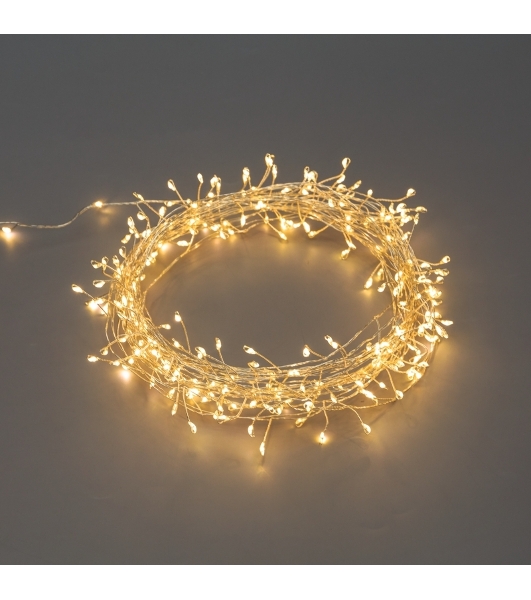 Гирлянда Neon-night роса Фейерверк с контроллером 20м, 500LED, цвет свечения теплый белый, на катушке