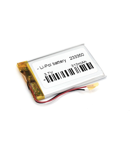 Аккумулятор Li-Pol (батарея) 2.3x33x50 мм 2pin 3.7V/310mAh