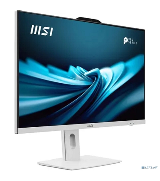 Моноблок MSI PRO AP272P 14M-617XRU 27'(1920x1080 IPS)/Intel Core i5 14400(2.5Ghz)/16Gb/512PCISSDGb/noDVD/Int:Intel UHD Graphics 730/Cam/BT/WiFi/-/war 1y/4.63kg/белый/noOS + Wireless KB+M (9S6-AF8322-1060)